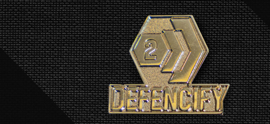 Defencify Academy Tier 2 Silver lapel pin