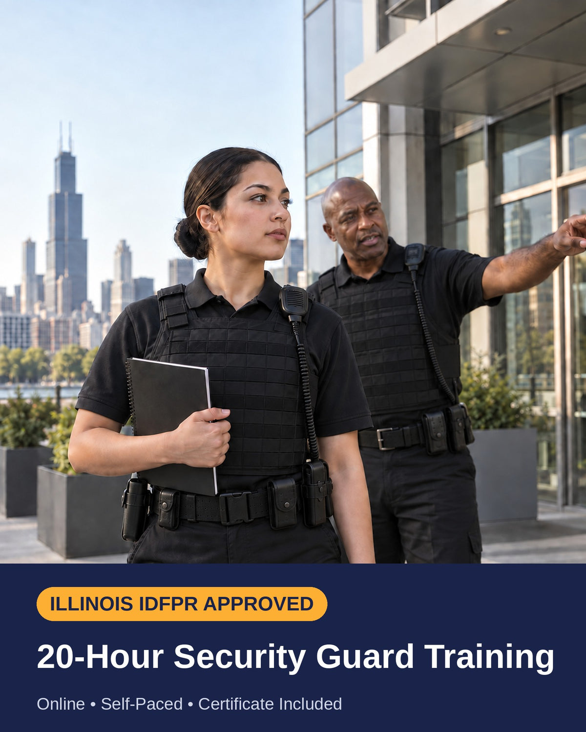 Illinois PERC Card Training: 20-Hour Security Guard Certification Course