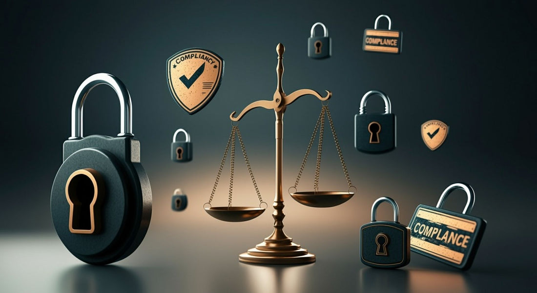 Scale of Justice with compliance and protection