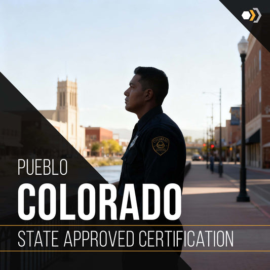 Pueblo, CO Initial Security Guard Training Course – 16 Hours