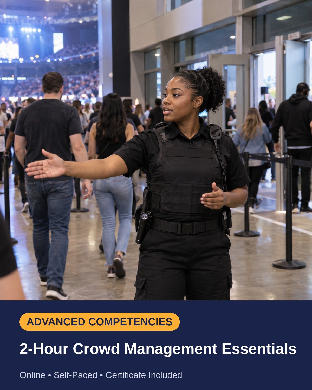 Crowd Management Essentials: 2-hour online course with certificate