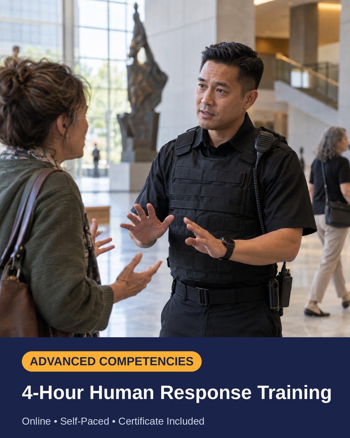 Human Response Training: 4-hour online course with certificate