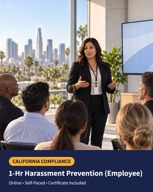 California Harassment Prevention Training - (1-Hour) Employee Version