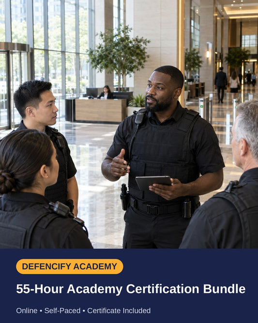 Defencify Academy: 55-hour Bronze, Silver and Gold certification bundle, online, self-paced, certificate included