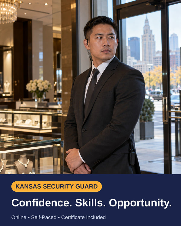 Kansas Security Guard Training Bundle: Confidence. Skills. Opportunity.