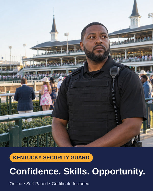 Kentucky Security Guard Training Bundle: Confidence. Skills. Opportunity.