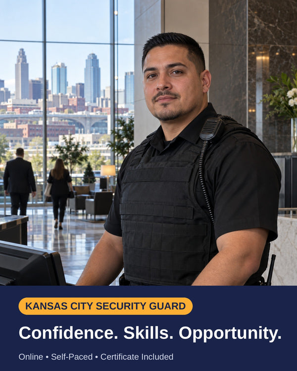 Kansas City Security Guard Training Bundle: Confidence. Skills. Opportunity.