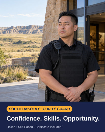 South Dakota Security Guard Training Bundle: Confidence. Skills. Opportunity.