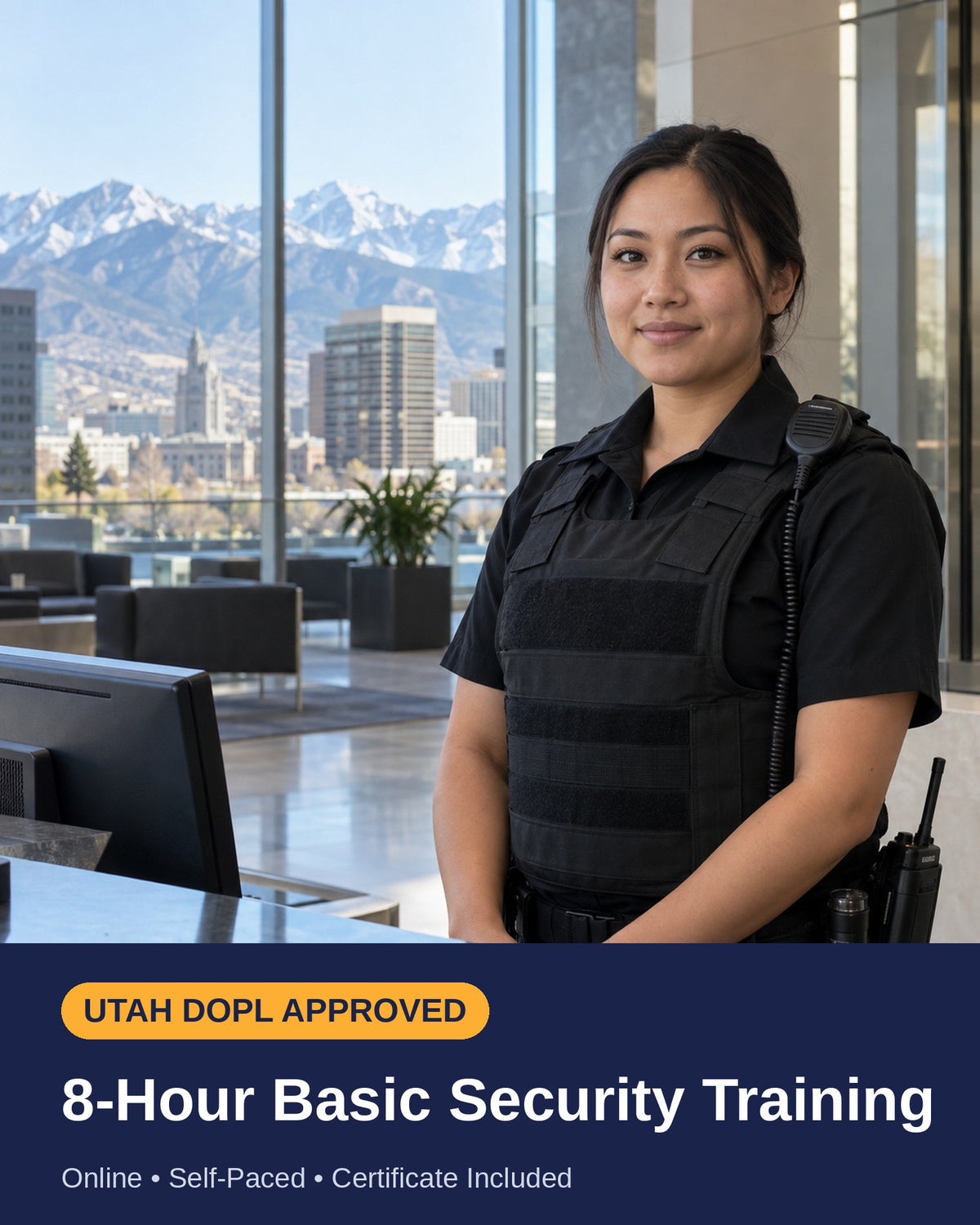 Utah Guard License - Basic Security Training Course (8 Hours)